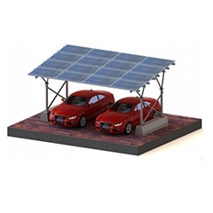 ระบบติดตั้งอะลูมิเนียม Solar Carport