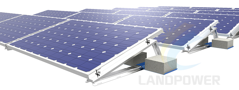 flat roof solar mount