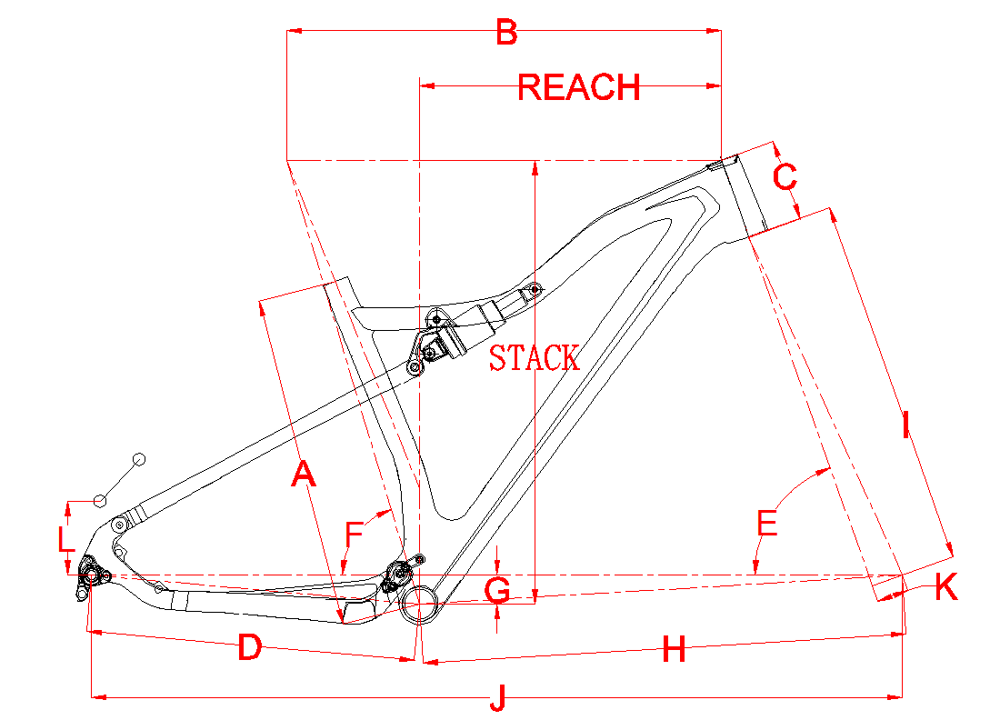 Thru Axle Bike Frame