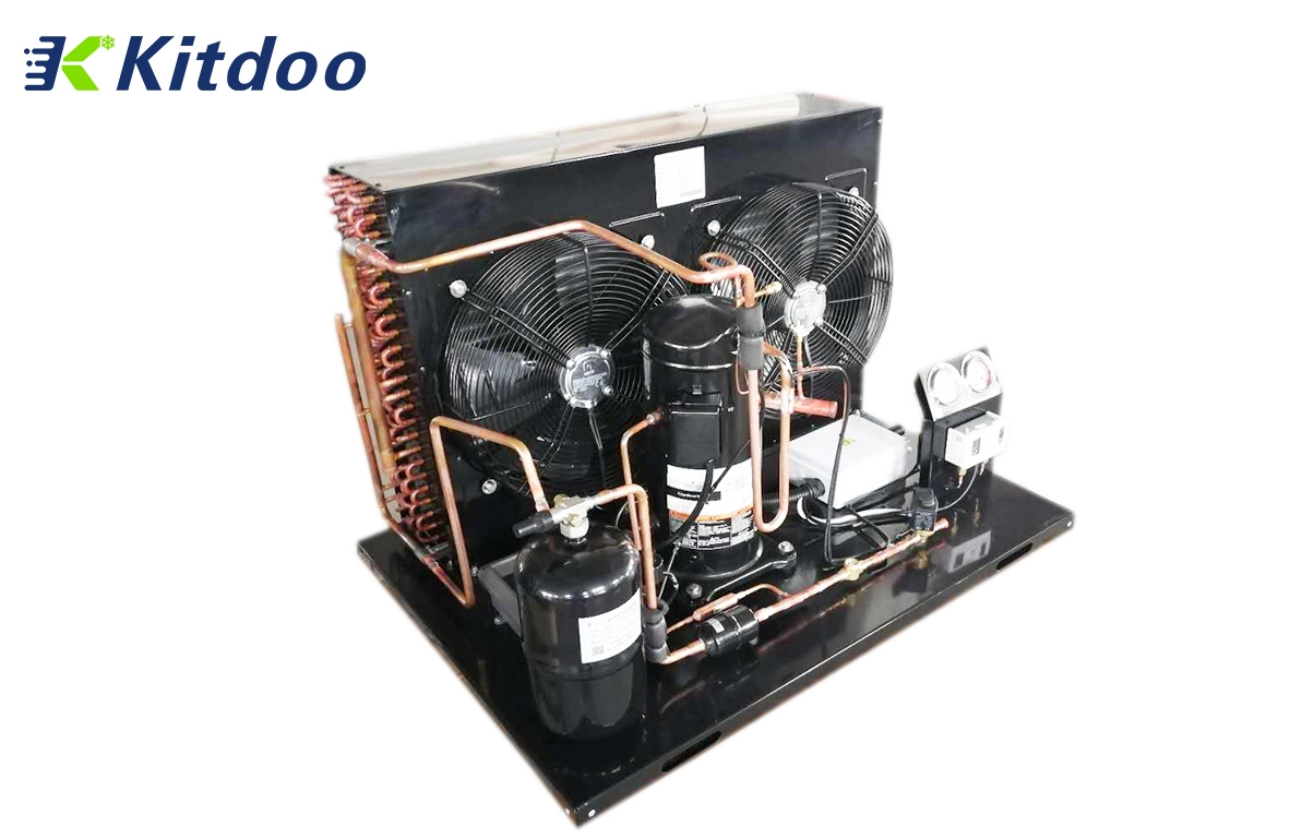 เครื่องทำความเย็นห้องเย็น Copeland scroll compressor condensing unit