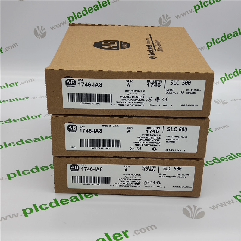 Allen Bradley 1746-IA8 Slc500 โมดูลอินพุต AC 8 จุด