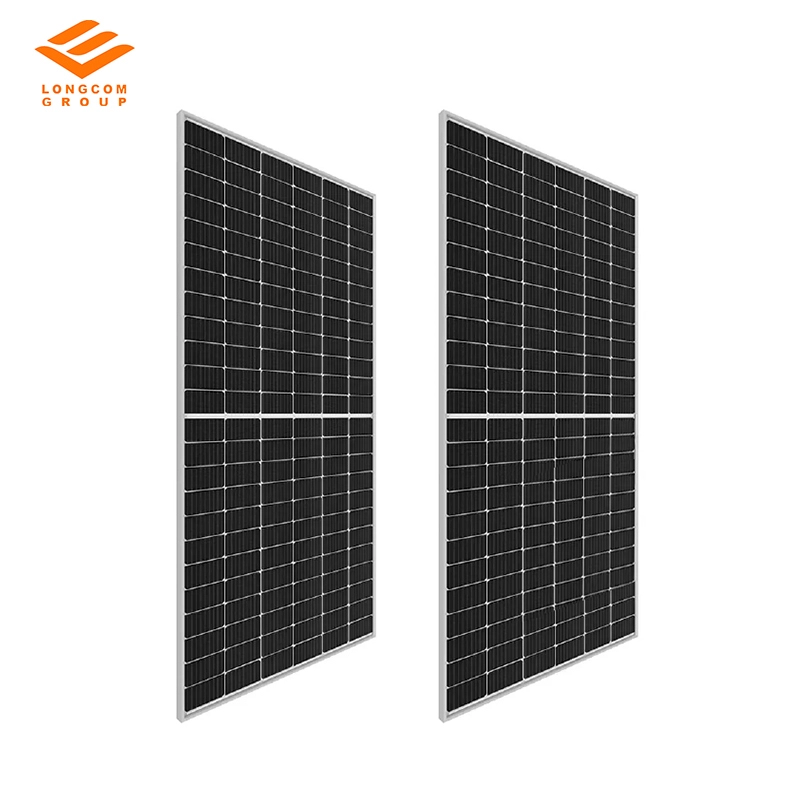 กลุ่มพลังงานแบบยาว 530W Monocrystalline 166mm M6 Half Cut 144 แผงเซลล์แสงอาทิตย์ Mono PV Energy Power