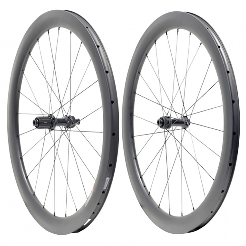Carbon Disc Wheelset 700C จักรยานเสือหมอบ 28mm Wide Disc Brake Carbon Clincher