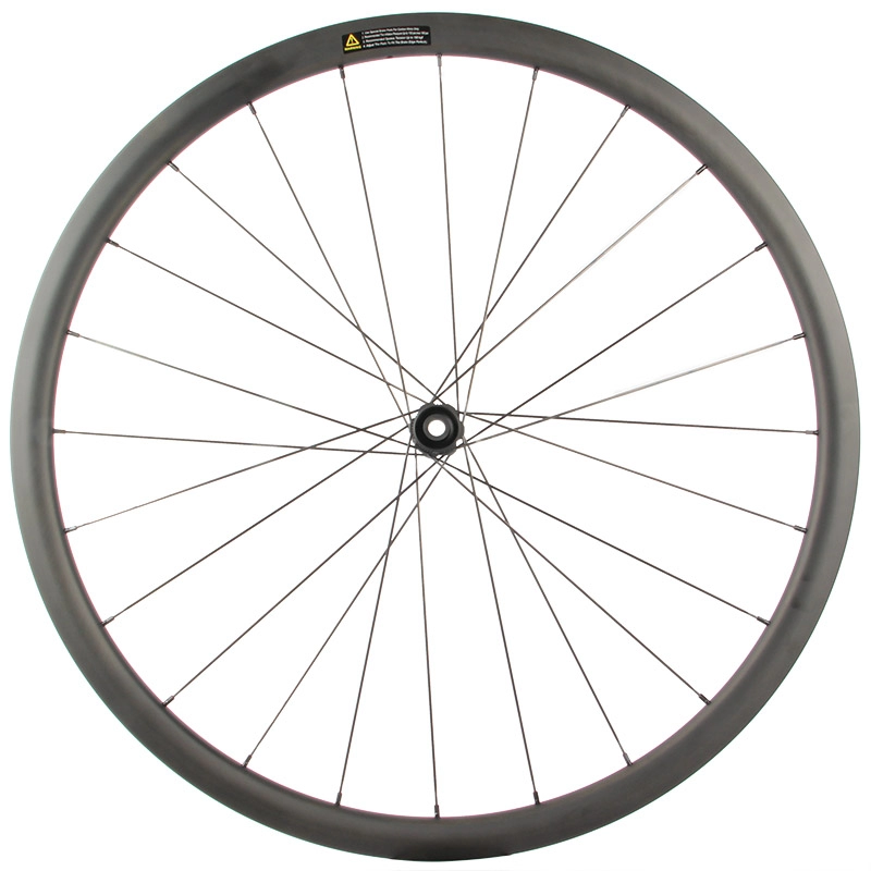 Carbon Disc Wheelset 700C จักรยานเสือหมอบ 23mm Wide Disc Brake Carbon Tubular