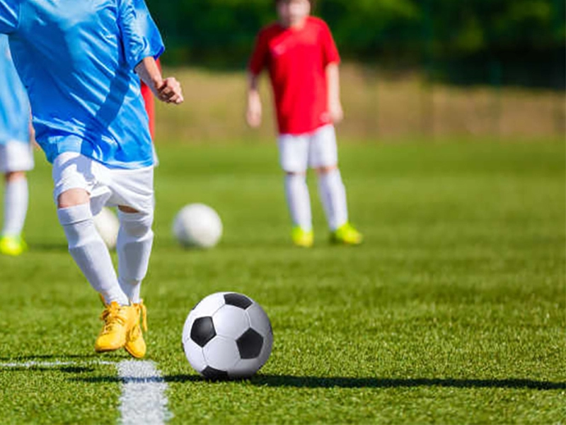 พื้นกีฬาบำรุงรักษาต่ำหญ้าเทียมสำหรับฟุตบอล