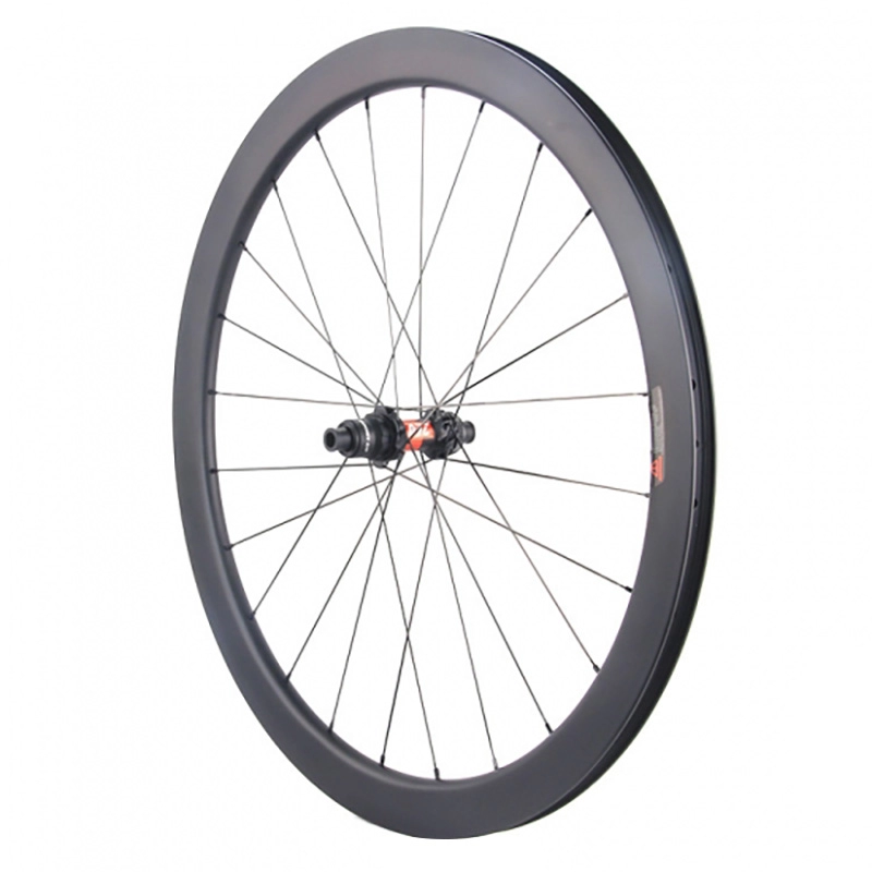 Carbon Disc Wheelset 700C จักรยานเสือหมอบ 27mm Wide Disc Brake Carbon Clincher