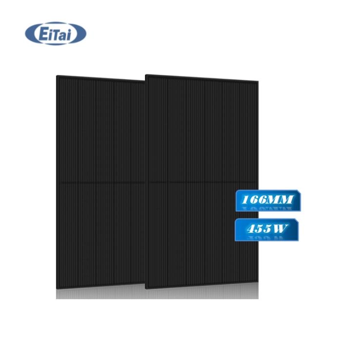 EITAI 166mm Half Cut 445W 450W 455W PV โมดูลแผงโซลาร์เซลล์