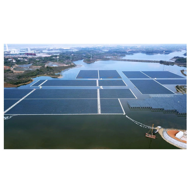 Dry Lake Full Anchoring Solution ชุดพลังงานแสงอาทิตย์ HDPE โครงสร้างการติดตั้งพลังงานแสงอาทิตย์แบบลอยตัวสระว่ายน้ำ