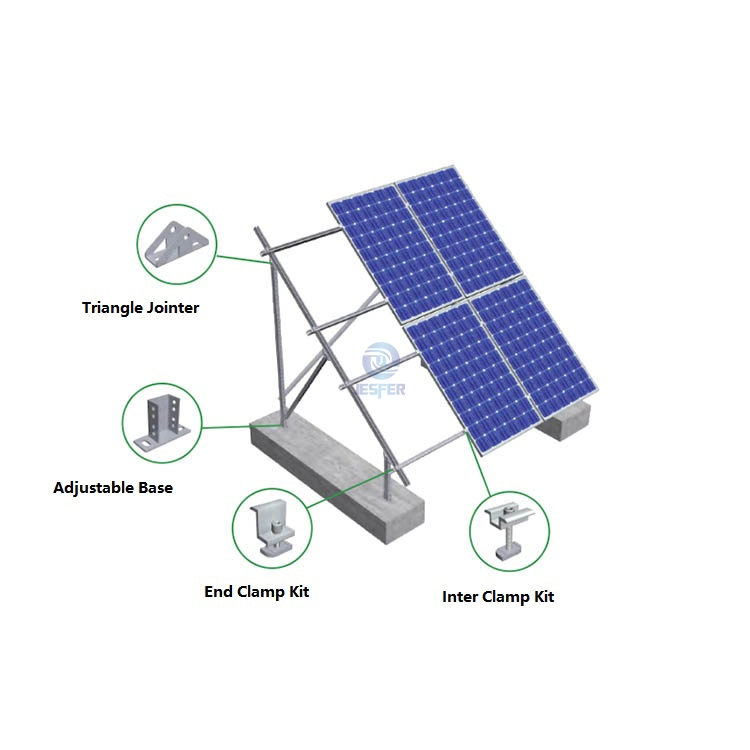 ระบบติดตั้งบนพื้นดิน Solar Solar PV