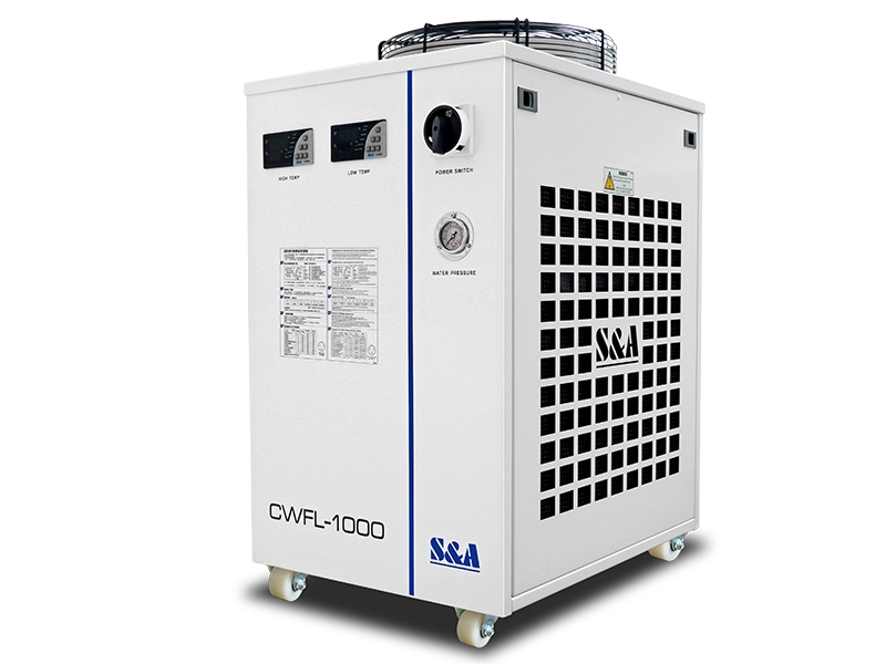 ระบบระบายความร้อนด้วยเลเซอร์ CWFL-1000 พร้อมตัวควบคุมอุณหภูมิแบบดิจิตอลคู่
