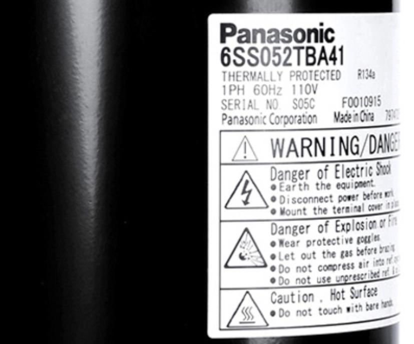 685W Panasonic ROTARY A/C Hermetic คอมเพรสเซอร์สำหรับใช้ในครัวเรือน