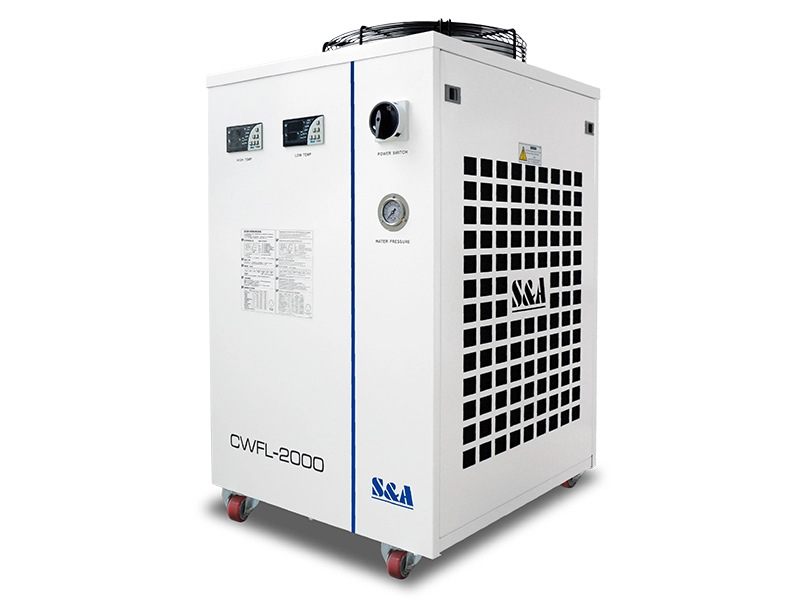 เครื่องทำน้ำเย็น CWFL-2000 สำหรับระบายความร้อนด้วยไฟเบอร์เลเซอร์ 2000W