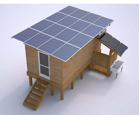 4kw Home Use off Grid Solar PV Panel ชุดระบบไฟฟ้ากำลัง