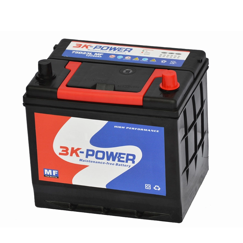 12V 60AH การบำรุงรักษาฟรีสำหรับเรือเดินทะเลยานยนต์ JIS Battery