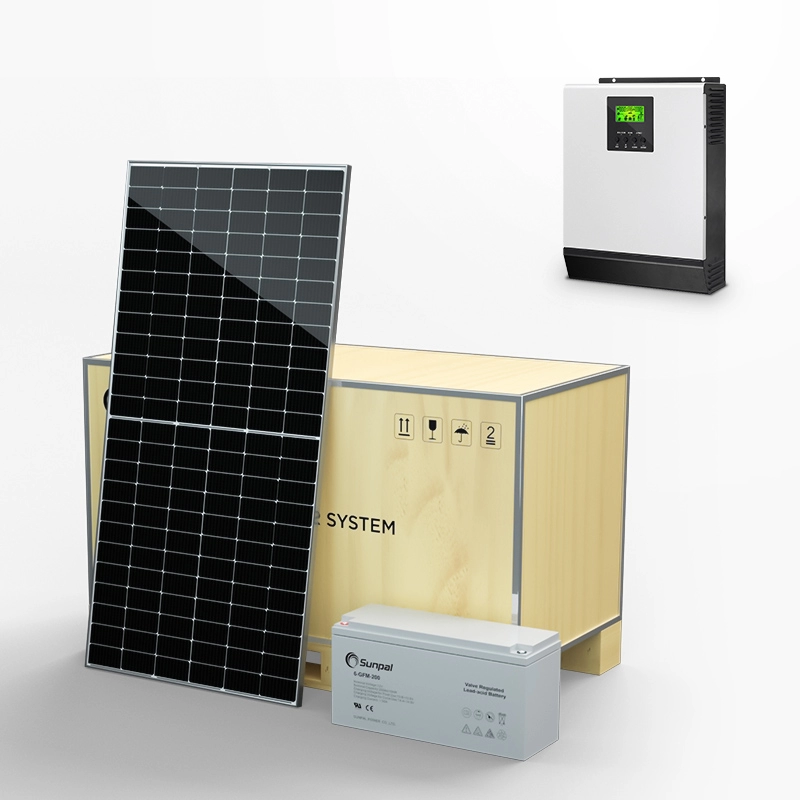 Off Grid Full Solar Kit Panel Kit Pv ระบบพลังงานหมุนเวียน