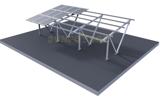 โครงสร้างการติดตั้ง Solar Carport