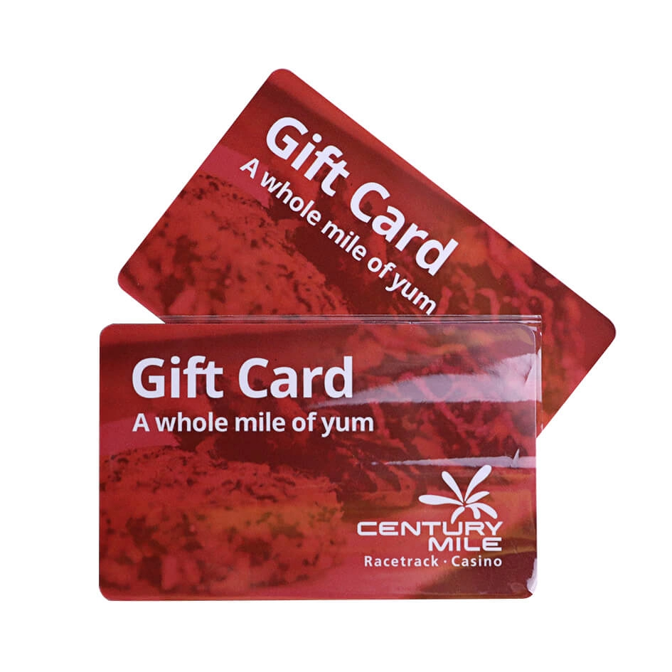 ขนาดบัตรเครดิต PVC พิมพ์ CMYK Offset บัตรของขวัญ