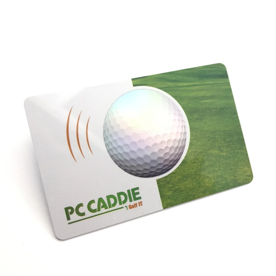 วัสดุพีวีซี CR80 บัตรพลาสติก RFID 13.56 เมกะเฮิร์ตซ์พร้อมชิป Fudan