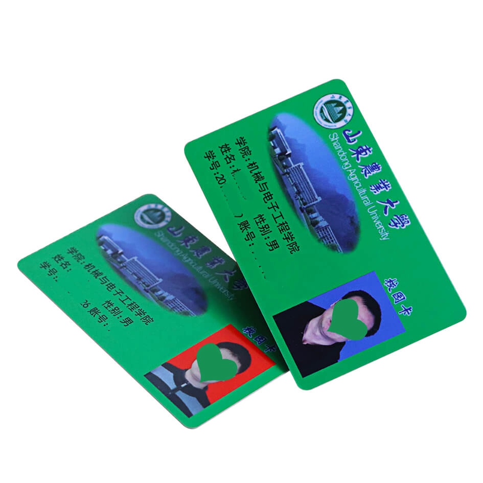 บัตรประจำตัวนักเรียนโรงเรียนพลาสติกที่กำหนดเองและบัตรประจำตัว