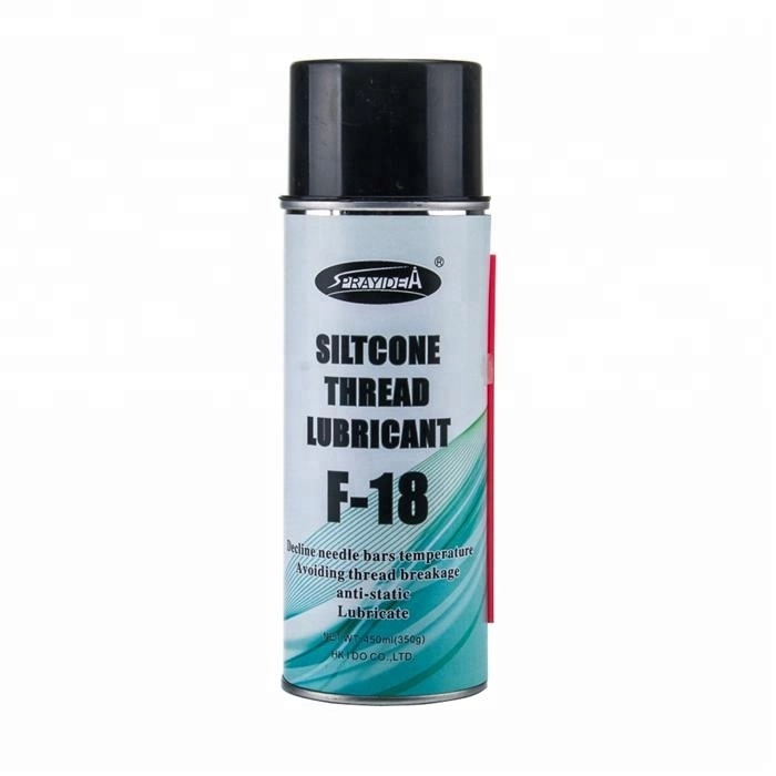 Sprayidea F-18 น้ำมันซิลิโคนสเปรย์ป้องกันไฟฟ้าสถิตย์สำหรับด้ายเย็บผ้า