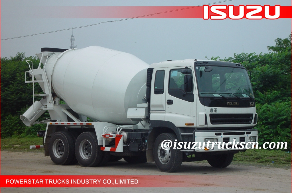 8cbm 10 ล้อ Isuzu Brand Ready Mix Concrete Truck