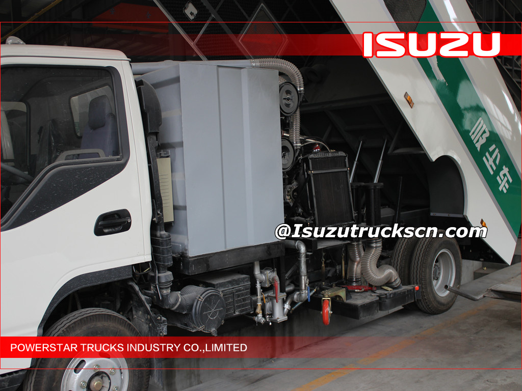 EFL Isuzu road clean vacuum sweeper truck industrial street sweeper Isuzu