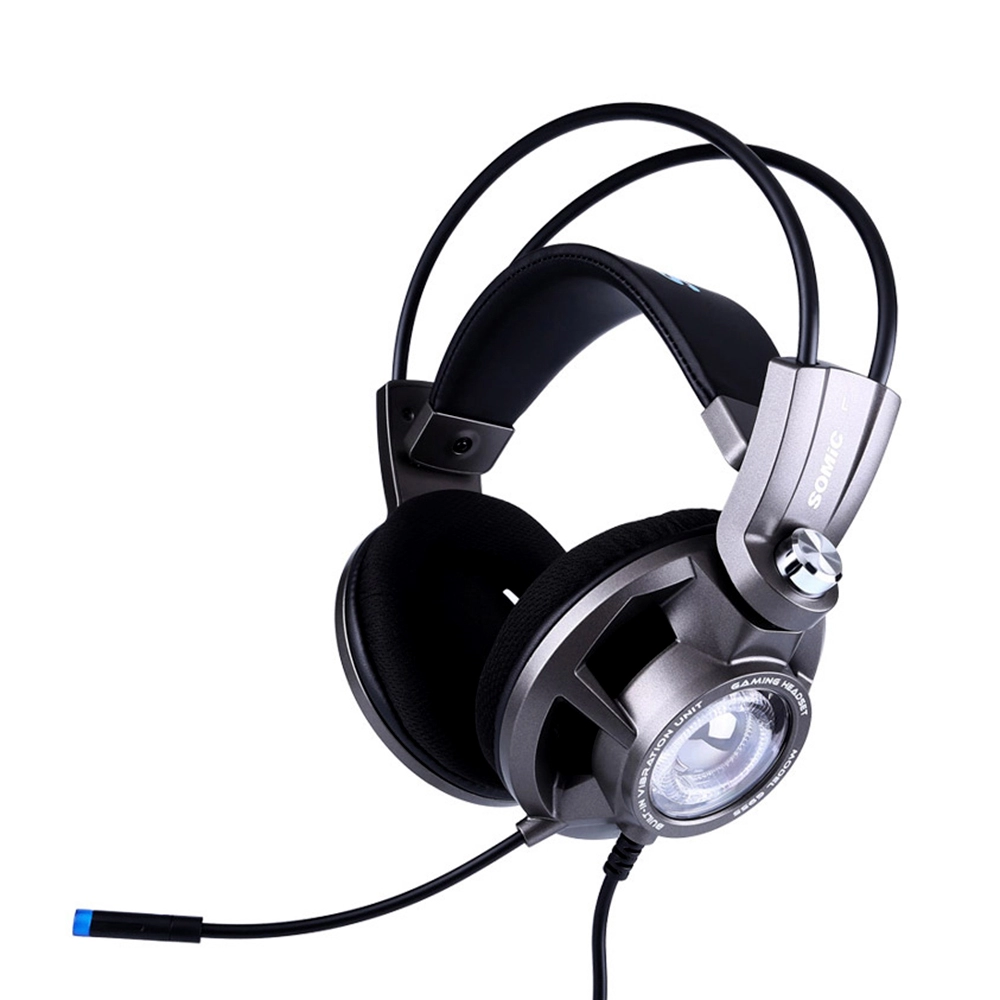 Somic G955 ขายส่งหูฟังแบบครอบหูฟังแบบครอบหูฟังแบบ USB พร้อมไมโครโฟน