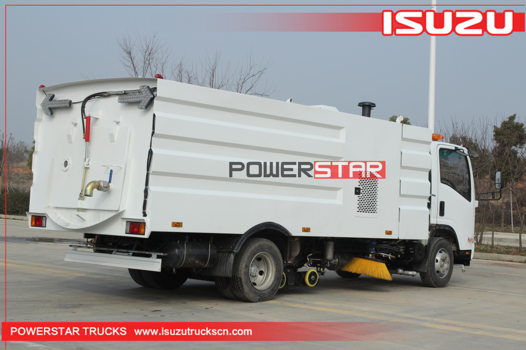 New ELF/700P Isuzu Street Vacuum Wet Type Road Sweeper Truck