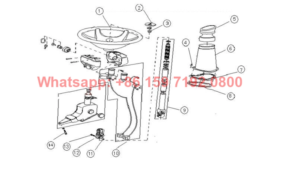 กล่องพวงมาลัย Beiben ZF8098