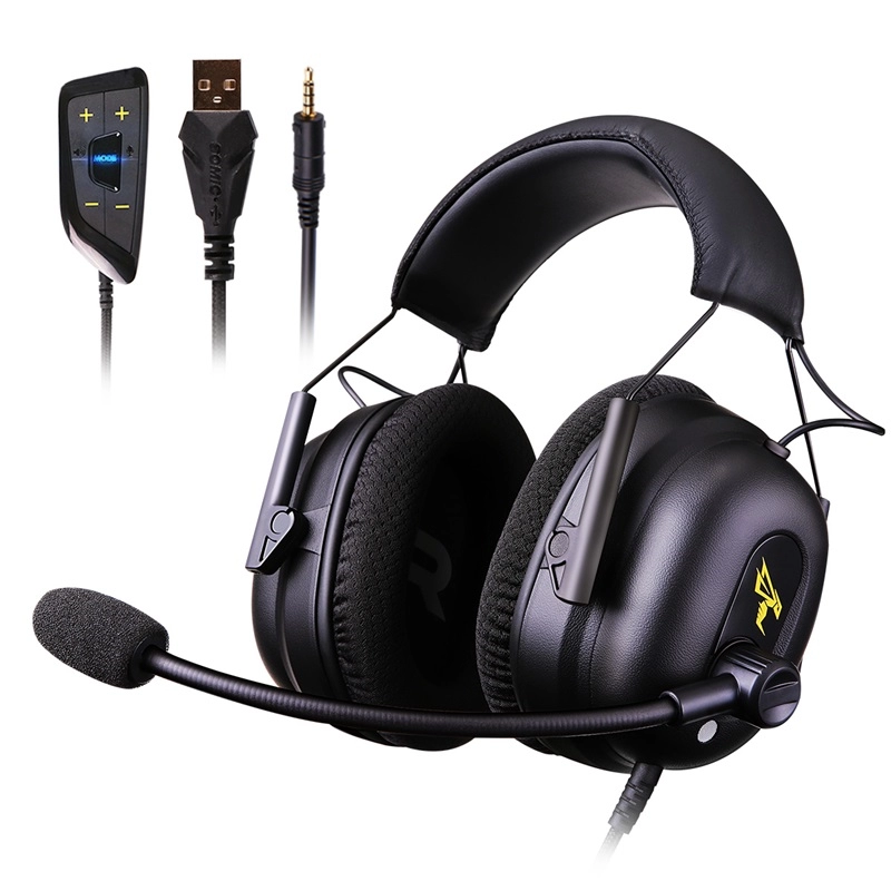 Somic G936N Driver ฟรี 7.1 เสียงรอบทิศทาง 3.5 มม. USB ชุดหูฟังสำหรับเล่นเกมสำหรับ Playstation 5/4 คอมพิวเตอร์