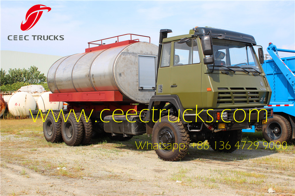 SHACMAN military fuel tanker trucks supplier