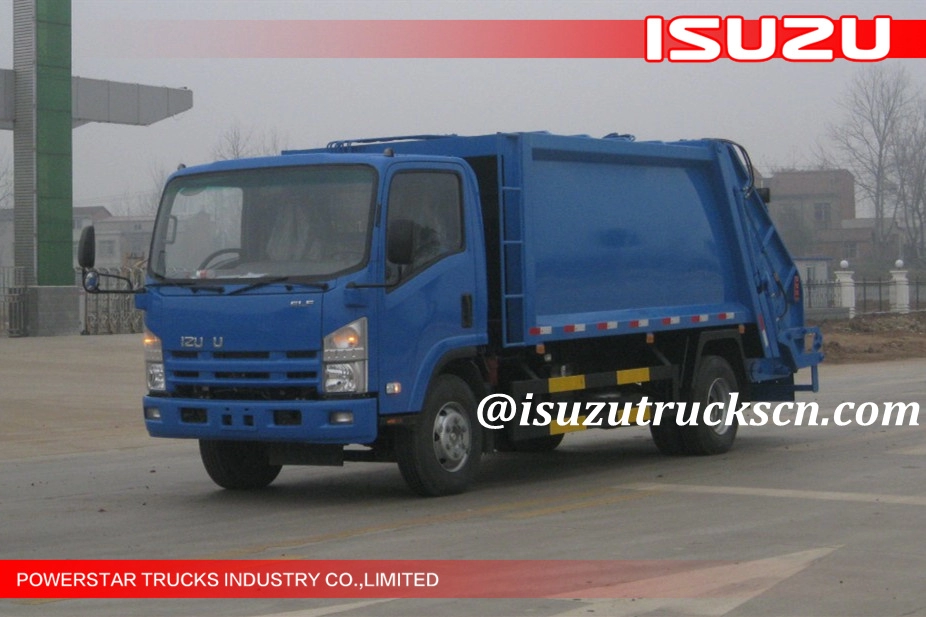 ไนจีเรีย 5 ตัน Isuzu Garage Truck สำหรับการขนส่งของเสีย