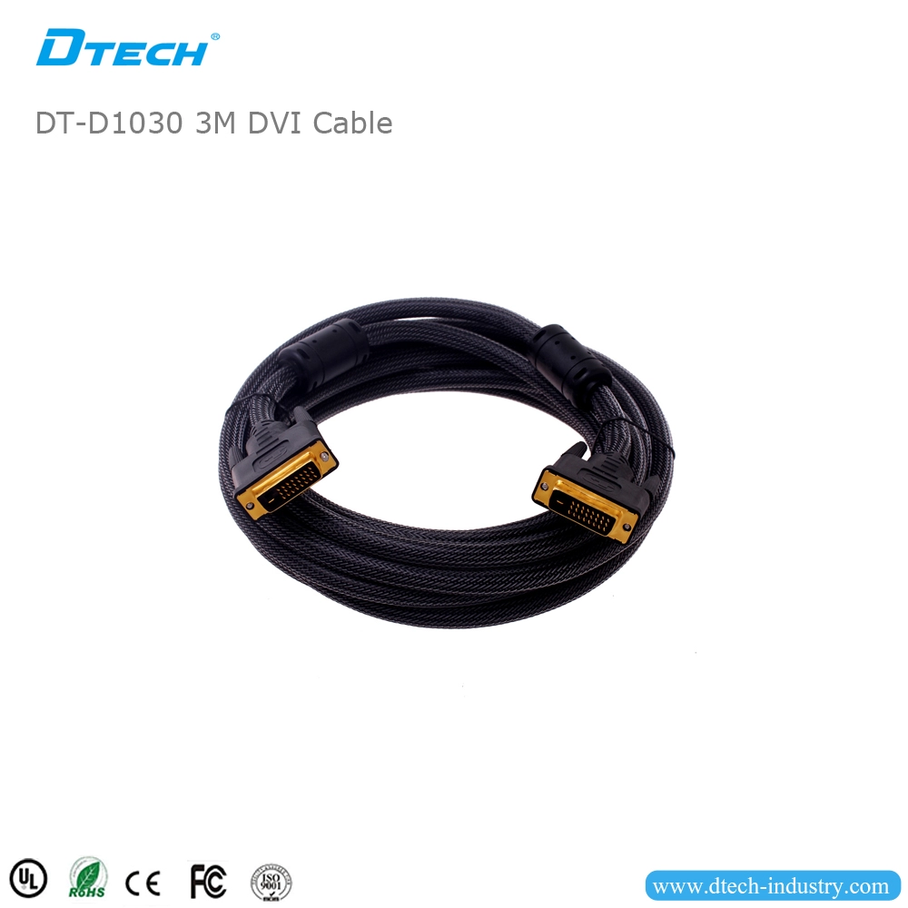 สาย DTECH DT-D1030 3M DVI