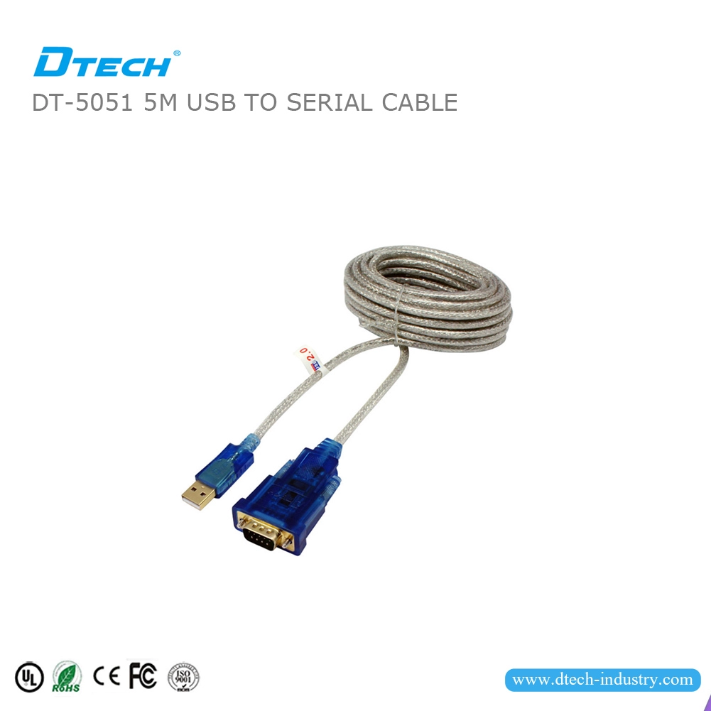 DTECH DT-5051 สาย USB 2.0 ถึง RS232 ชิป FTDI