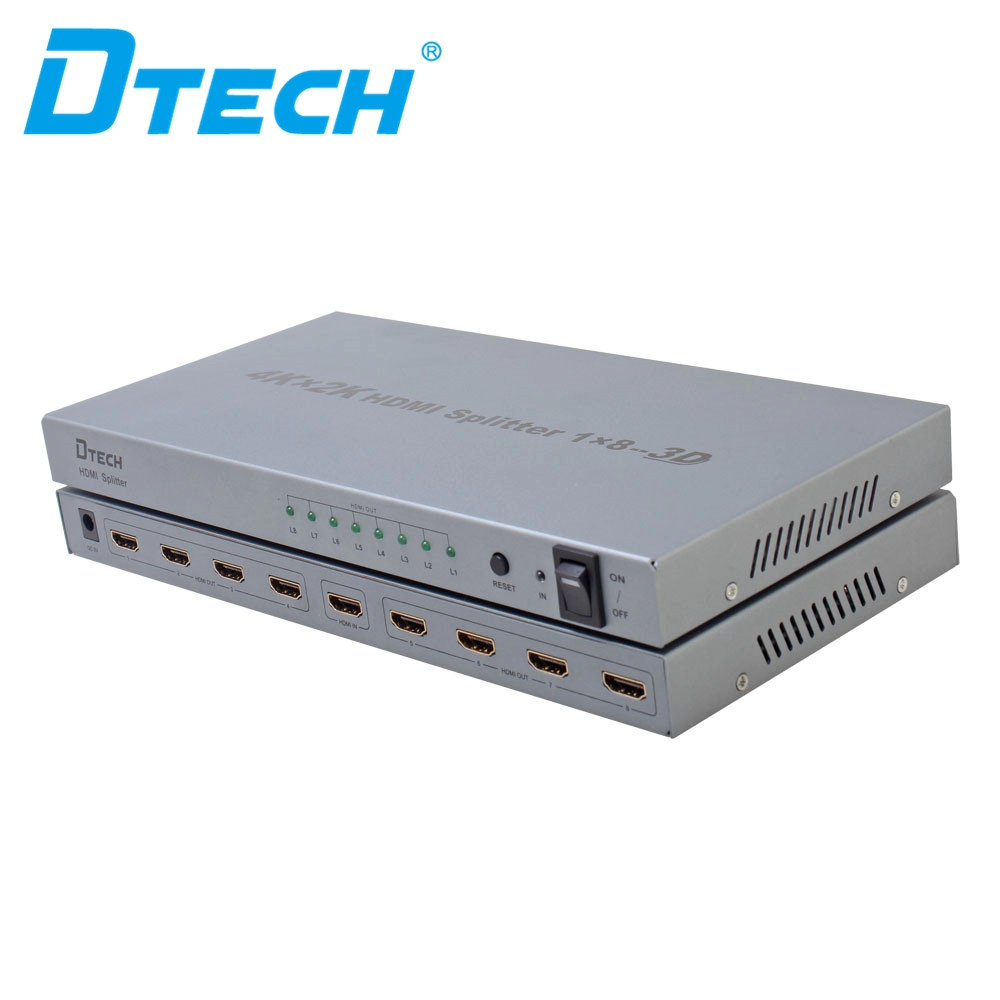 DTECH DT-7148 4K 1 ถึง 8 HDMI SPLITTER