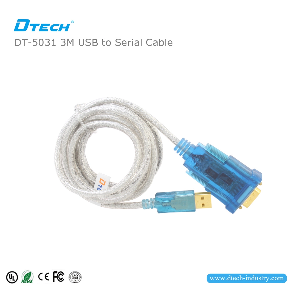 DTECH DT-5031 สาย USB 2.0 ถึง RS232 ชิป FTDI