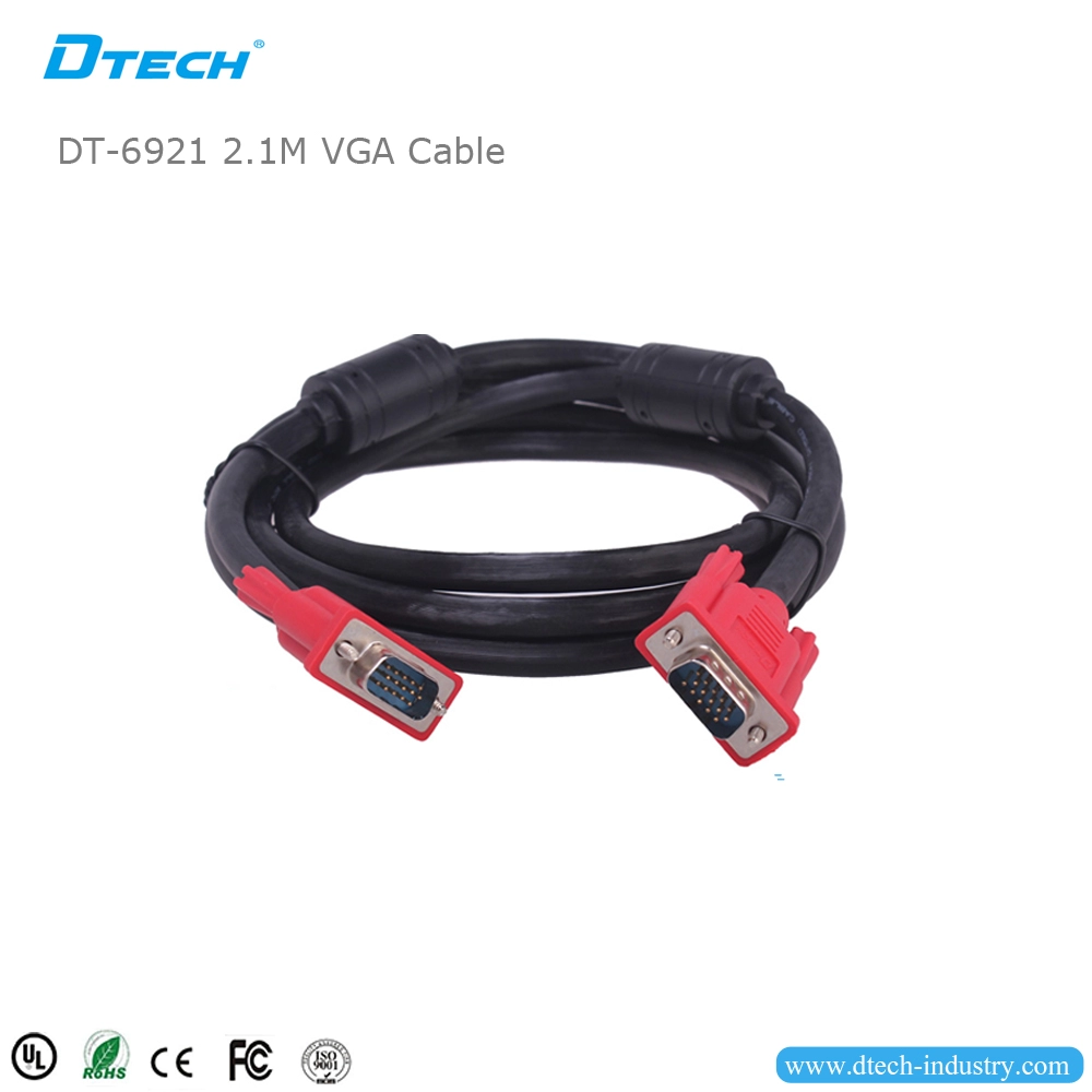สาย DTECH DT-6921 VGA 3+6 2.1M VGA
