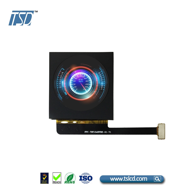 ความละเอียด 320*320 1.54 นิ้ว IPS TFT LCD พร้อมอินเทอร์เฟซ MIPI