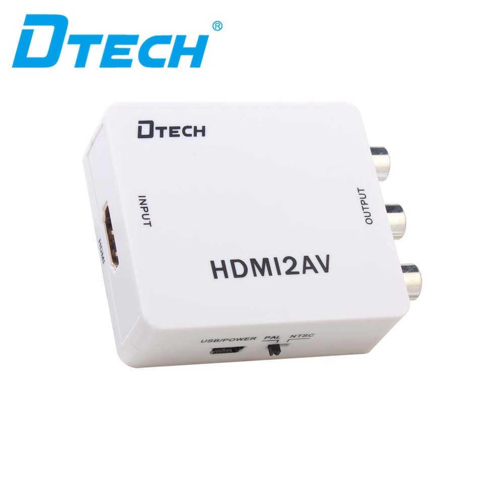 ตัวแปลง DTECH DT-6524 HDMI เป็น AV