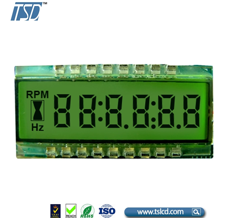 LCD STN แสงพื้นหลังสีเหลือง-เขียว