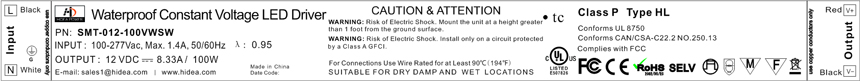 100w 24v led driver