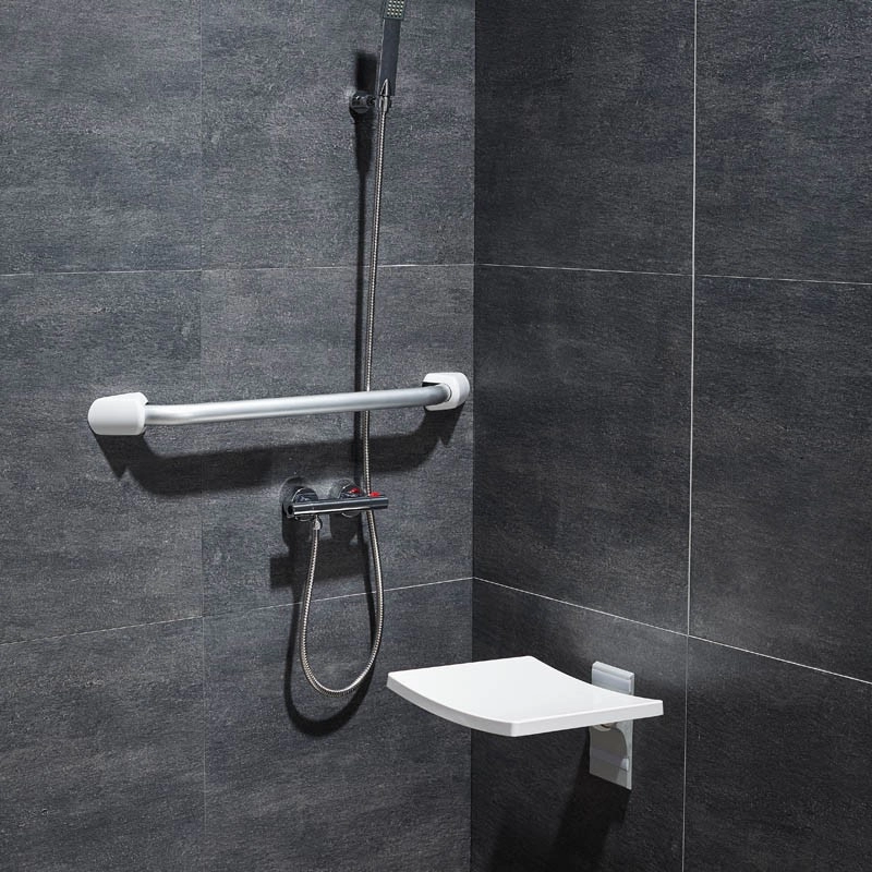Shower Grab Bar สำหรับดูแลผู้สูงอายุในห้องน้ำ