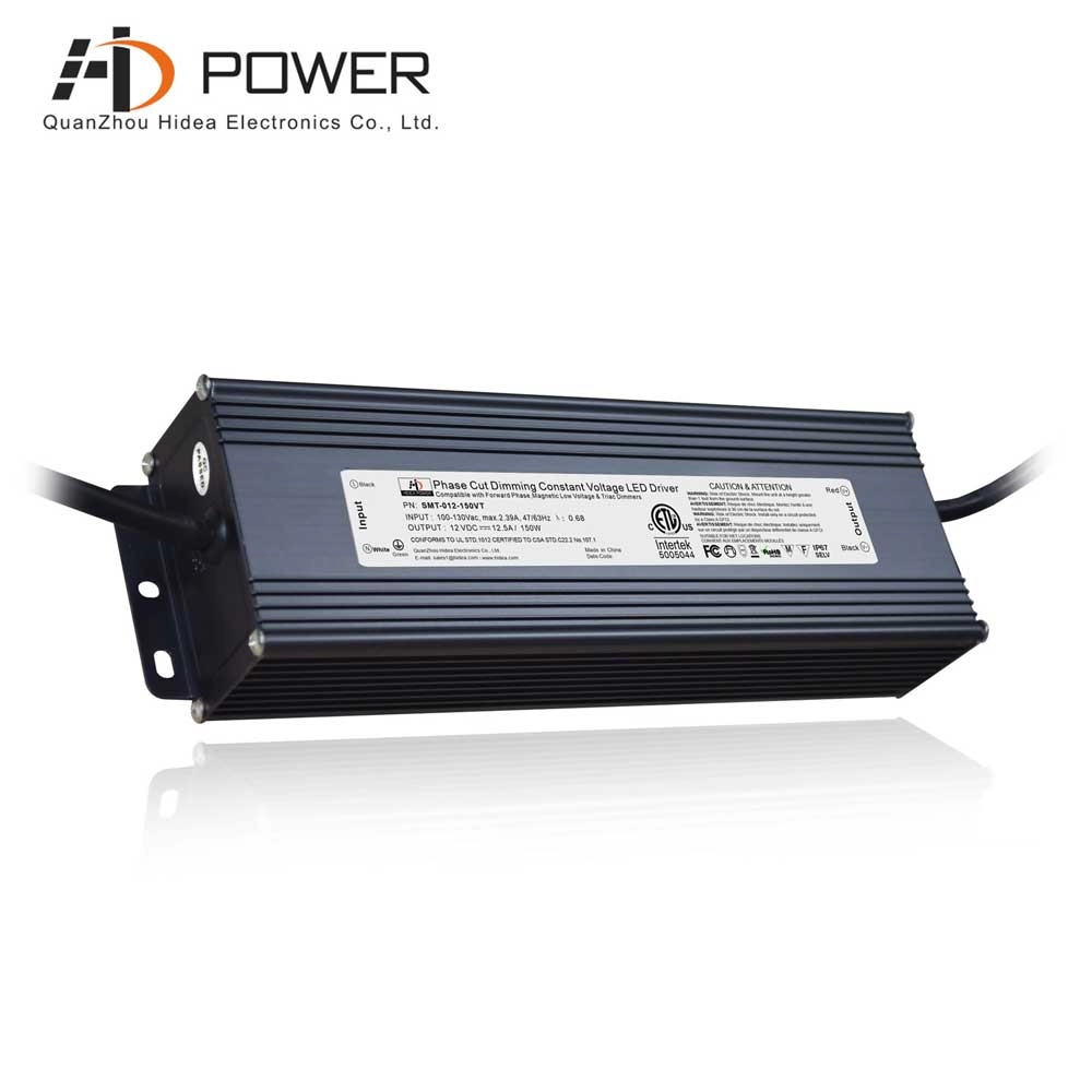 ETL อยู่ในรายการไดรเวอร์ oem led พลังงานสูง 12v 24v 150w