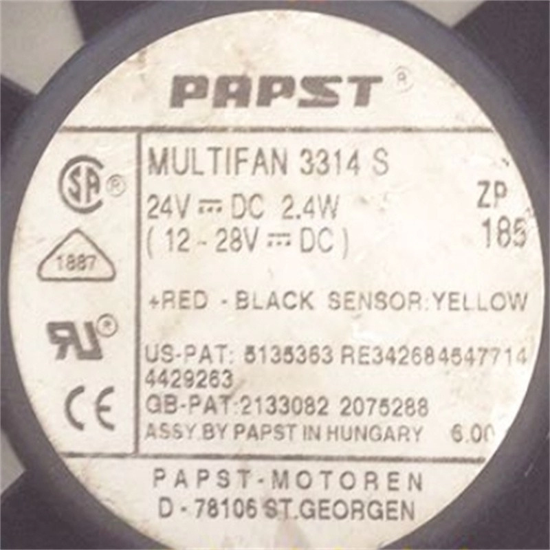 MULTIFAN 3314S 24V 2.4W Original เยอรมัน EBMPAPST 92*92*32 สามสายอุปกรณ์ลม