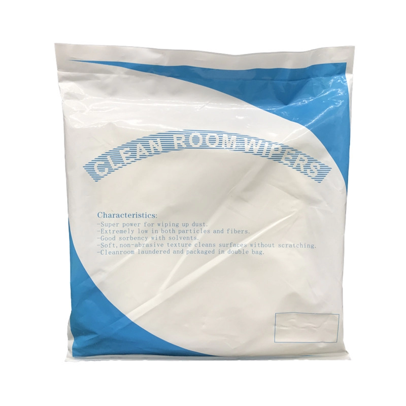 4X4 ราคาที่แข่งขันได้ขนาดต่างๆ Dust Free Soft Microfiber Clean Room Wipers