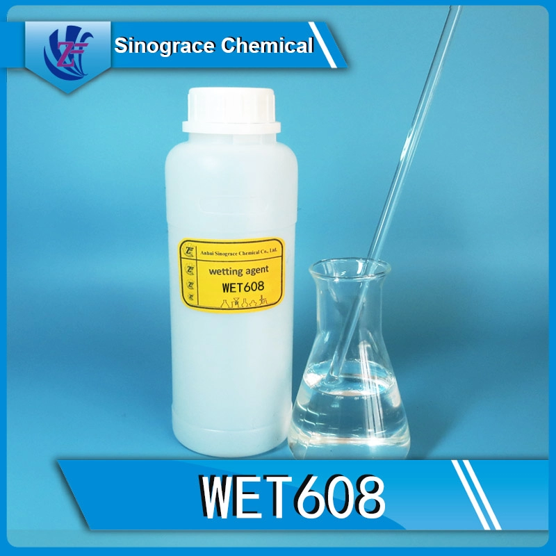 สารทำให้เปียก trisiloxane ethoxylate ดัดแปลง/สเปรย์เสริม WET-608
