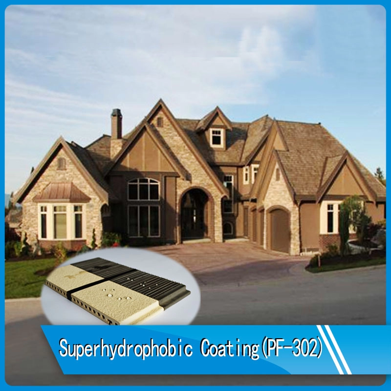 Nano Super Hydrophobic Coating สำหรับคอนกรีต / กระเบื้องหลังคา / หิน / ไม้ ฯลฯ PF-302