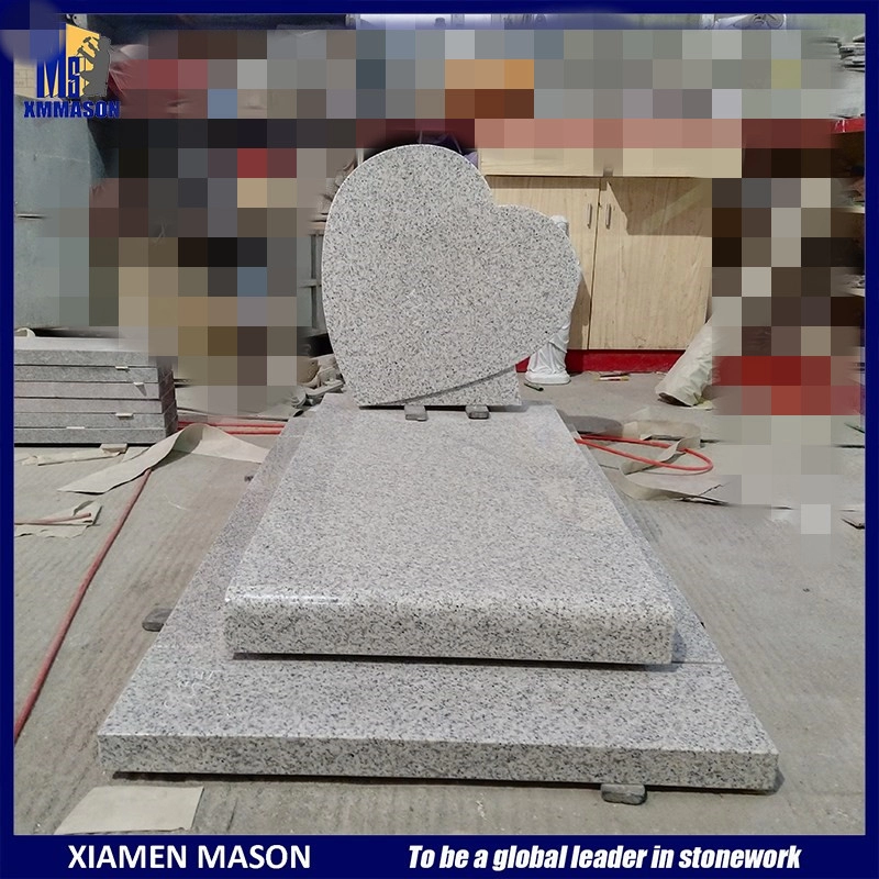 Mason Natural Stone Star White ราคาดี Heart Headstone สำหรับขาย