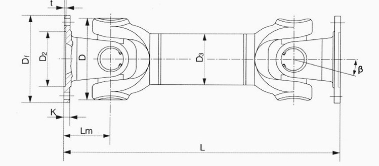 cardan shaft drawings