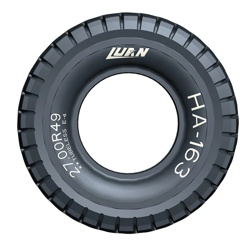 27.00R49 Giant Mining Tyres Pattern HA163 for 100 ton Rigid Dump Trucks